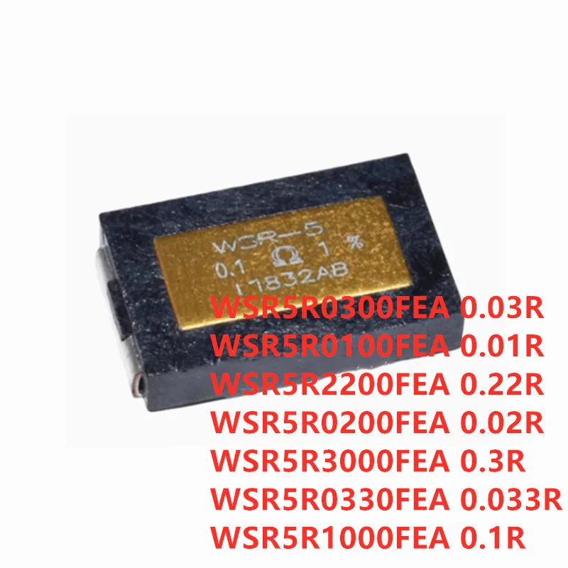 WSR-5 1% 4527 5W 0.22R 0.03R 0.01R 0.4R 0.02R 0.3R 0.033R Current Sensing Resistor SMD 0.2ohms Precision Alloy Power Resistor