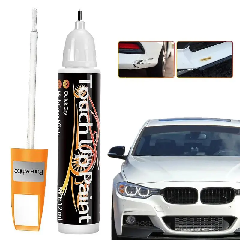 Car Paint Scratches Repair Pen Brush Waterproof Paint Marker Pen Car Tyre Tread Care Automotive Maintain Black White Red Blue