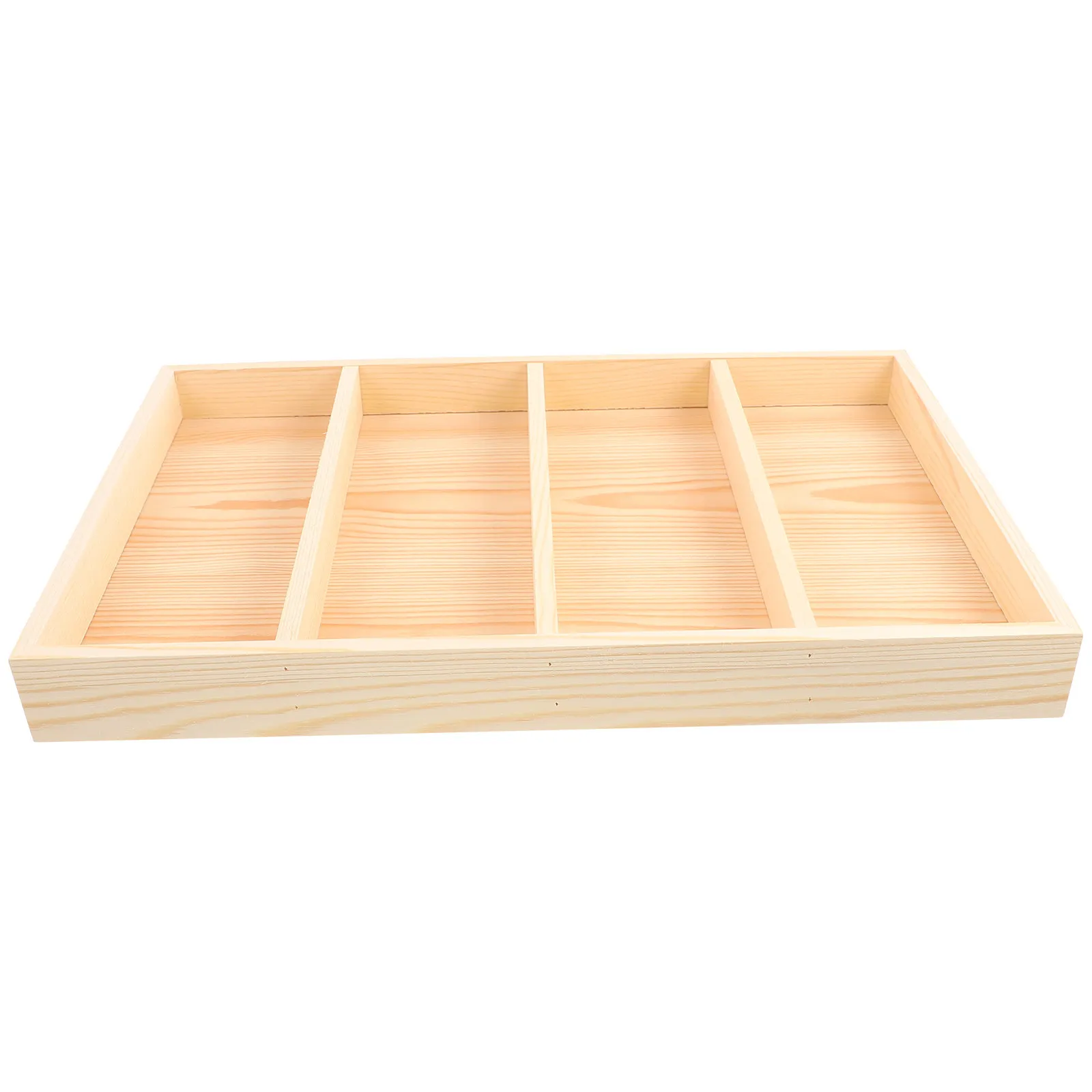 Wooden Jewelry Tray for Rings Earrings Necklaces Bracelets Watches Keys Organizing Display Storage Home Dorm Living Room