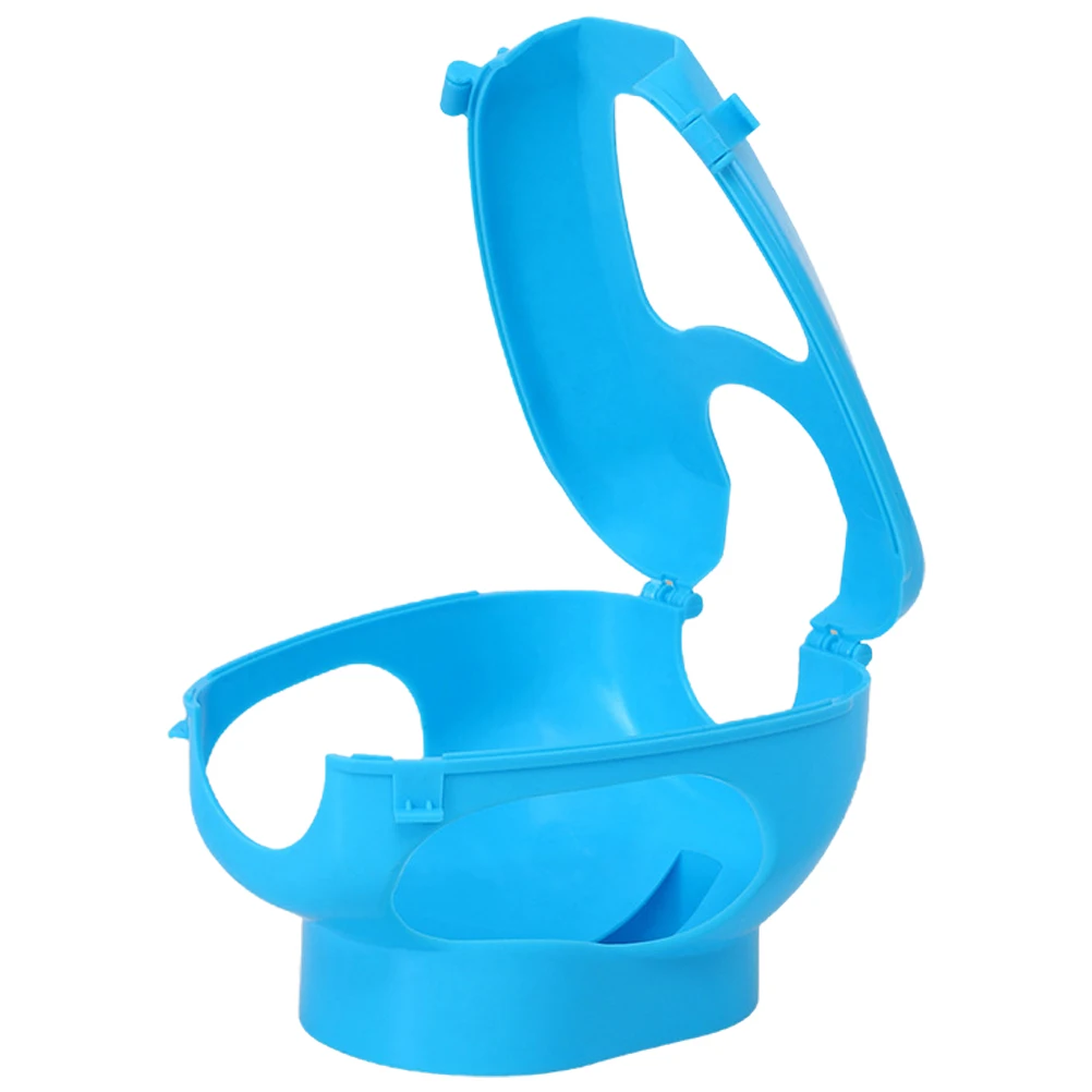 

Pigeon Retainer Blue Plastic Feeding Holder Fixed Hollow Out Injection Rack for Pigeon Supplies Bird Fixed Frame Easy