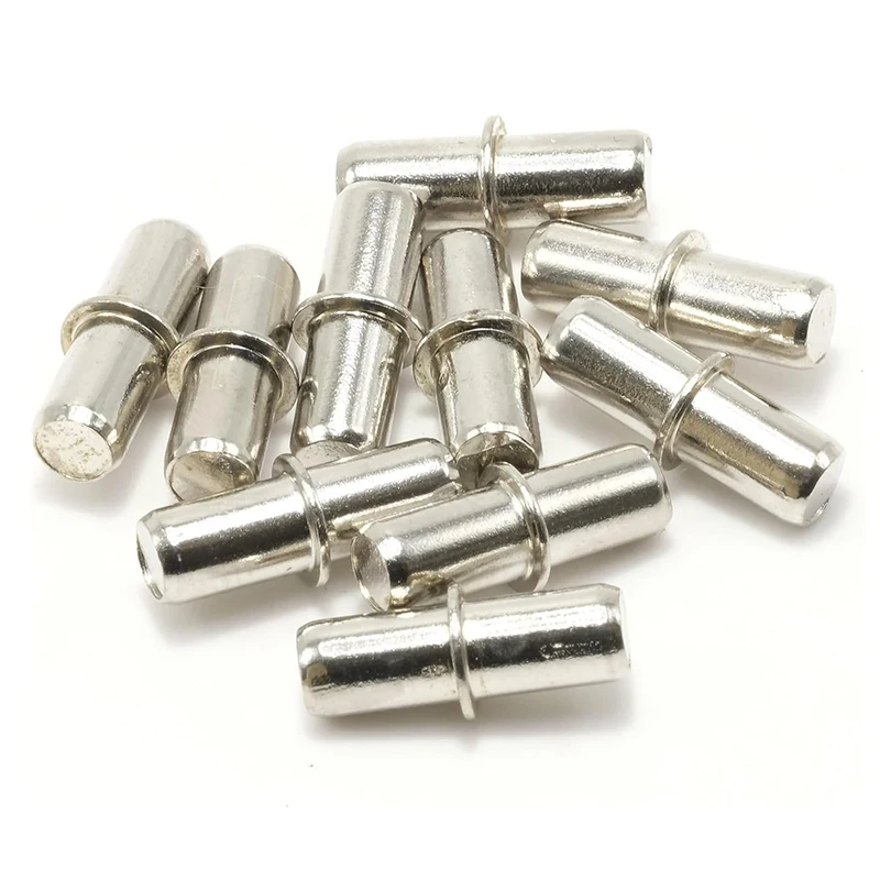 Picture 7: 24-96 pcs Cabinet Wardrobe Shelf Support Pins Studs Pegs Silver Tone (5mm x19mm)