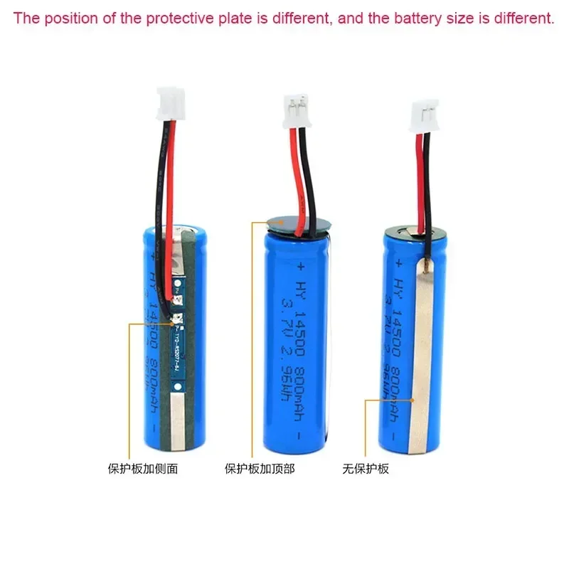 14500 Li-ion Battery for C2 D828 3.7V 800mah Rechargeable for JJRC Stunt Dump RC Car Boat Tank Truck Replace Toy Accessory SM-2P