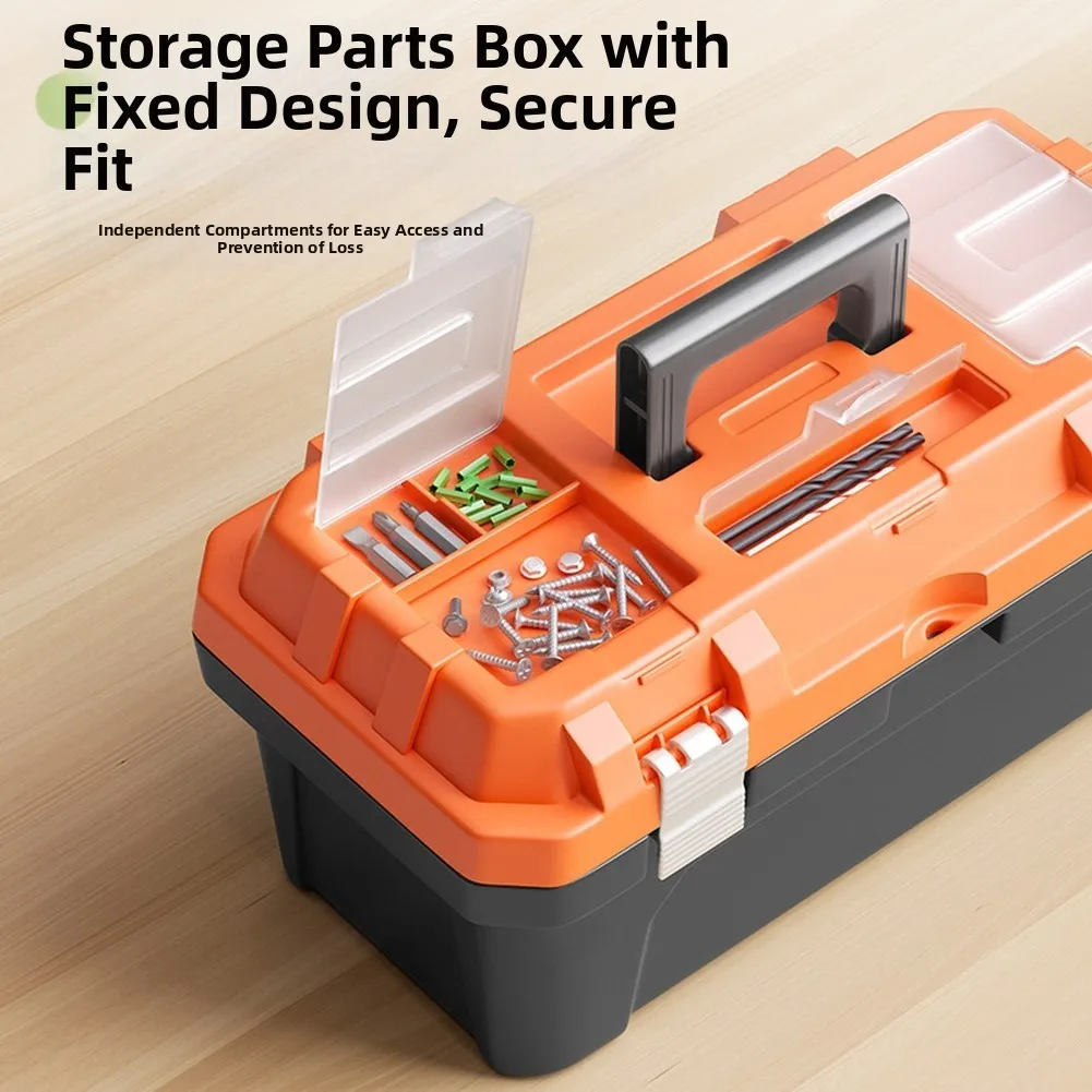 pp-material-double-layer-toolbox-for-electricians-featuring-optimized-space-utilization-and-secure-component-storage-capability