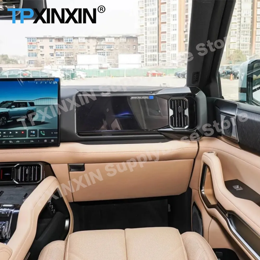 12.3 Inch Co-pilot Android FOR BYD Formula Leopard 8 2023~2026 LCD Cluster Display Virtual Cockpit Instrument Carplay Head Unit