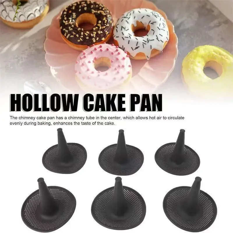 

6-Piece/Set Silicone Baking Mold Set for Cake Bread Donuts Heat Resistant Non-Stick Kitchen Tools Multi-Purpose Pastry Mold