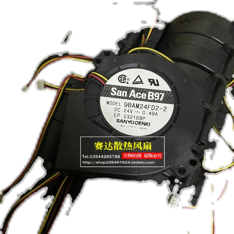 NUOVO PER SANYO San Ace B97 9BAM24FD2-2 9733 24V 0.49A convertitore di frequenza turbo ventilatore Ventola Di Raffreddamento