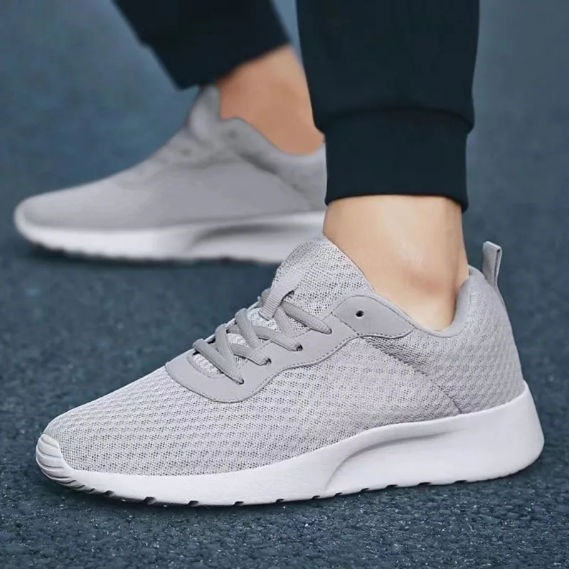 Zapatillas de deporte informales para hombre, zapatos deportivos transpirables de verano para hombre, zapatillas deportivas de malla para correr al aire libre, zapatillas deportivas para correr y caminar para hombre
