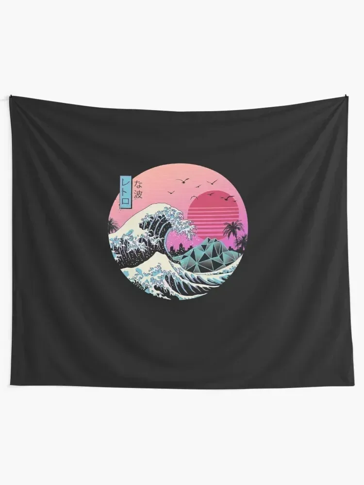 

The Great Retro Wave Tapestry Home Decor Aesthetic Wall Decorations Decoration Bedroom Tapestry