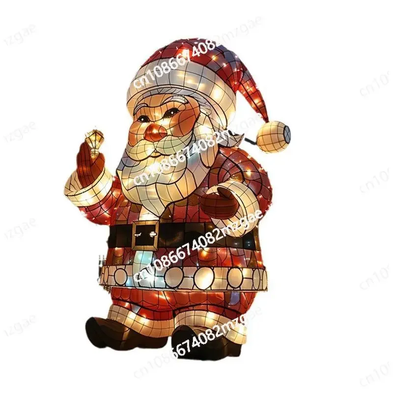 Cross border Santa Claus Lamp Large Christmas Decorative Gift Atmosphere Lamp