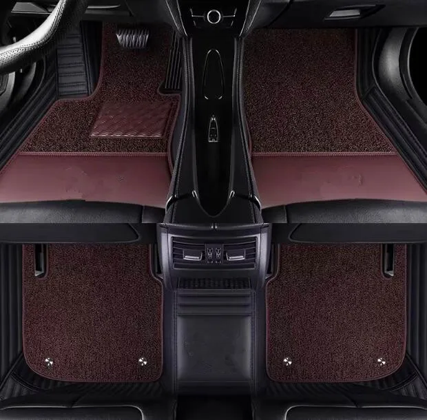 

Custom special car floor mats for Volkswagen ID.4 2026-2021 Top quality non-slip waterproof double layers carpets for ID4 2024