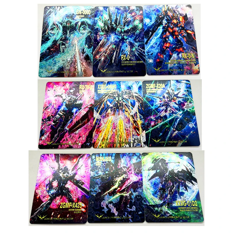 9pcs/set GUNDAM Toys Hobbies Hobby Collectibles Game Collection Anime Cards