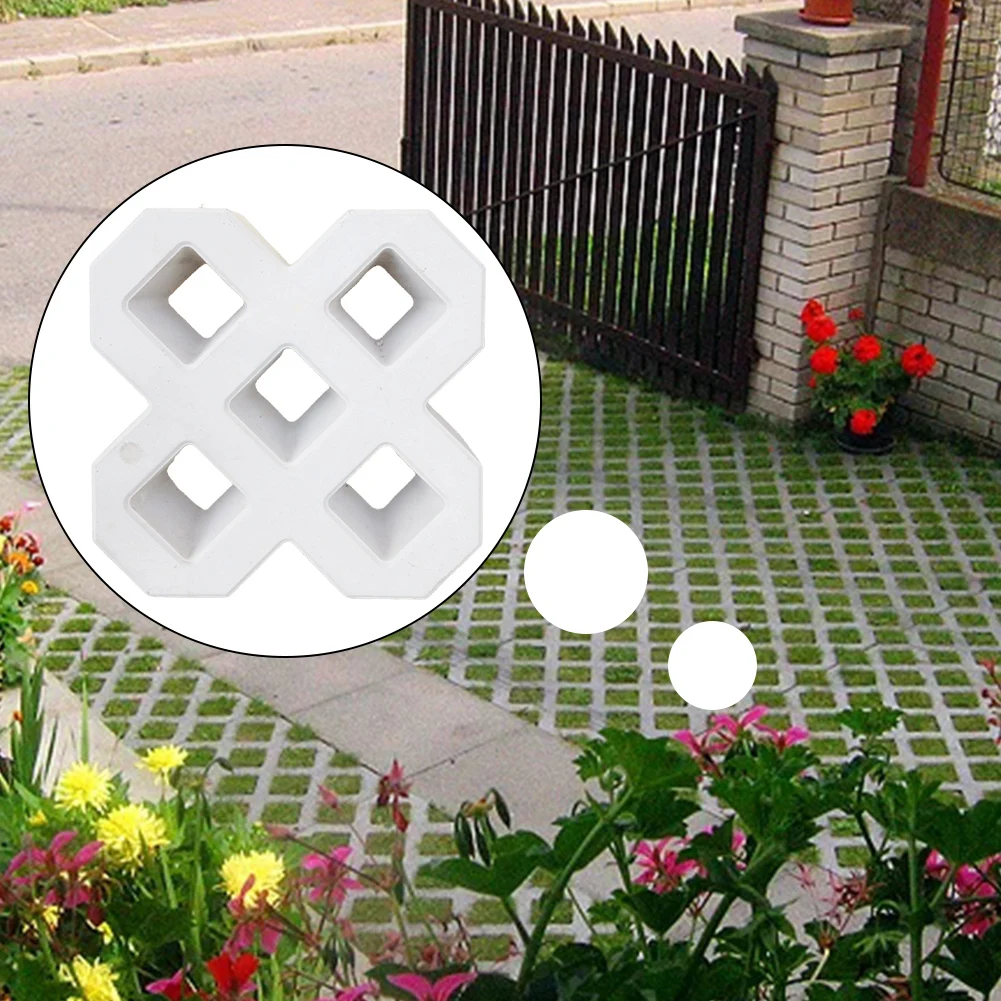 Plastic Garden Pavement Reusable DIY Garden Pavement Road Paving Brick Mould Garden Path Concrete Brick Outdoor Decor