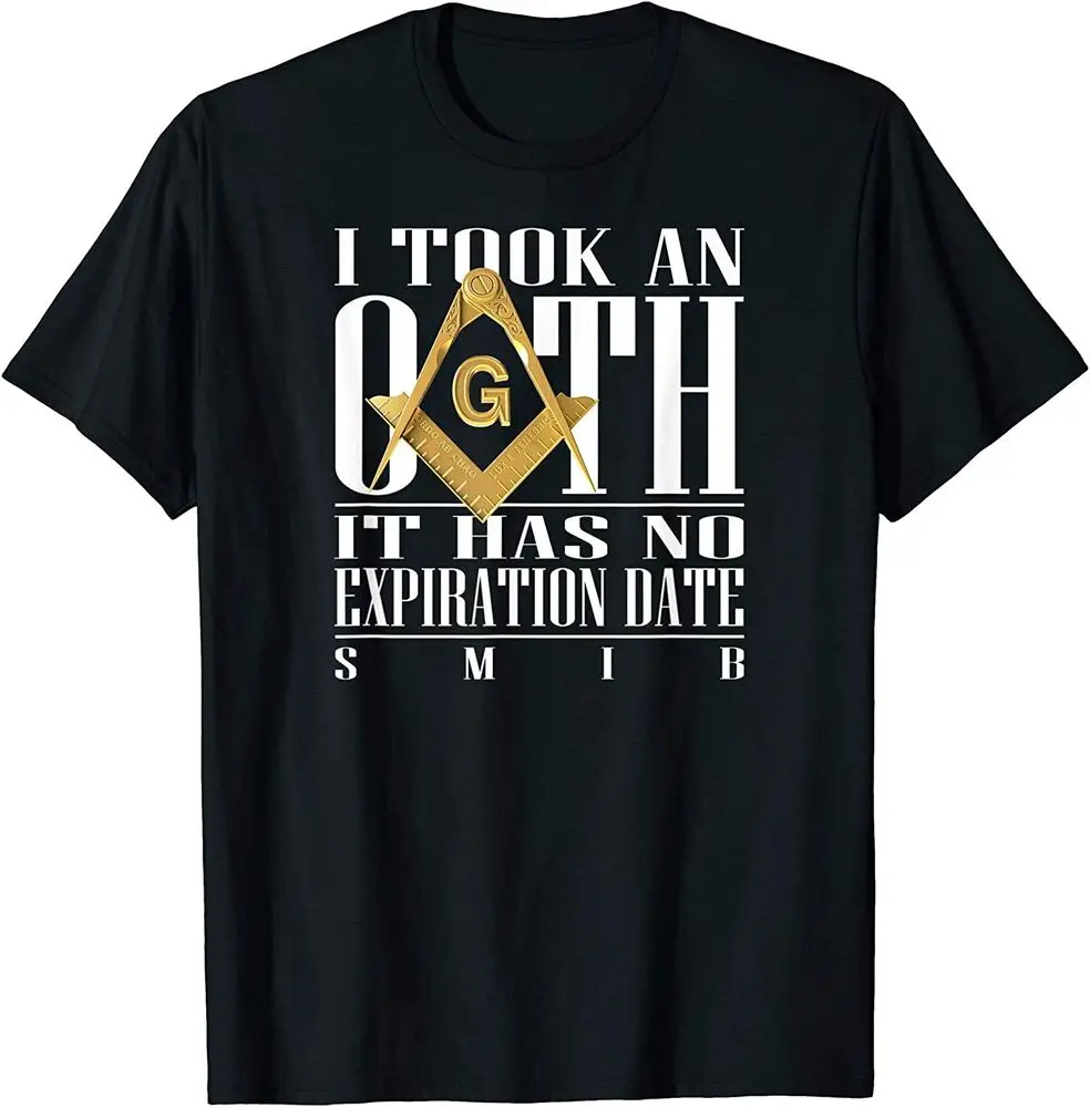 NEW LIMITED Masonic I Took An Oath & Compass Freemason T-Shirt - MADE IN USAAnime Costume Cotton Short Sleeve