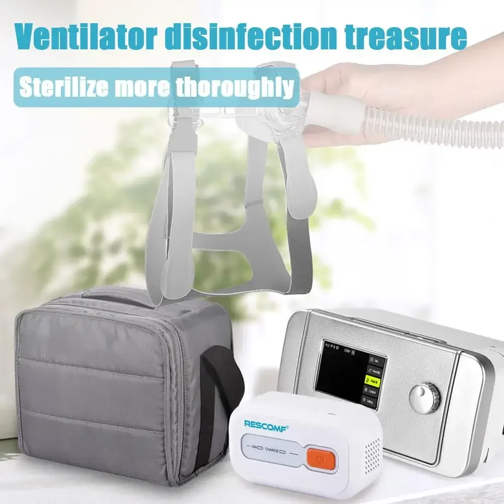 Rescomf Cpap Cleaner Sanitizer Cpap Apap Bipap Machine Disinfector Sterilizer Cleaning Kit For Resmed Respironics Tube And Mask