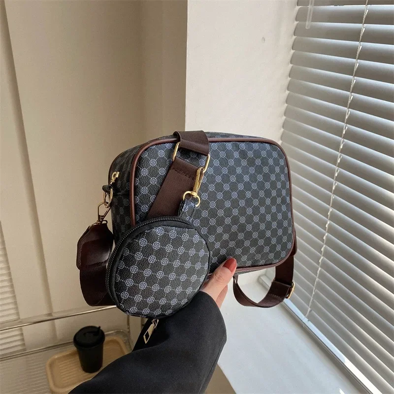 

Simple Texture Women's Bag New Trend Casual Shoulder Small Square Bag Fashion Mini Crossbody Bag