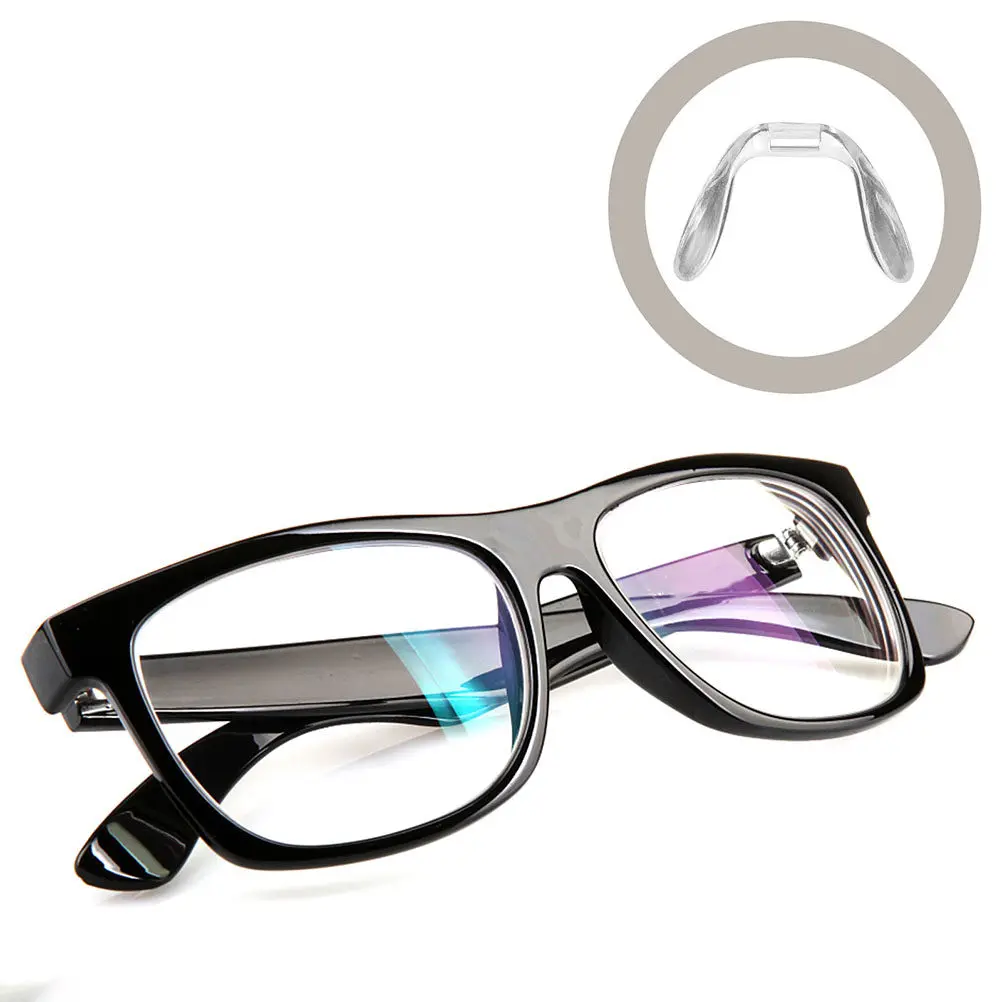 

6Pcs Glasses Nose Pads Plastic Replaceable Nonslip Cushions Comfortable Eyeglass Nose Support Fitting Frames Sunglasses