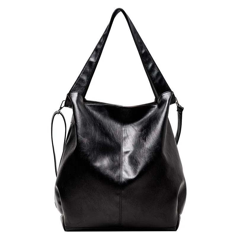 Women's Shoulder Bag PU Leather Fashion Tote Pleated Crossbody Bags Hobo Handbags Clutch Saddle Bag with 2 Removable Strap