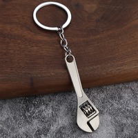Simulation Tool Keychain Metal Creative Wrench Keychain Car Small Gift Pendant Adjustable