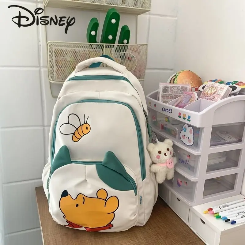 Disney Women\'s Backpack Fashion Cartoon High Quality Multi-functional Backpack Large Capacity Portable Computer Storage Bag