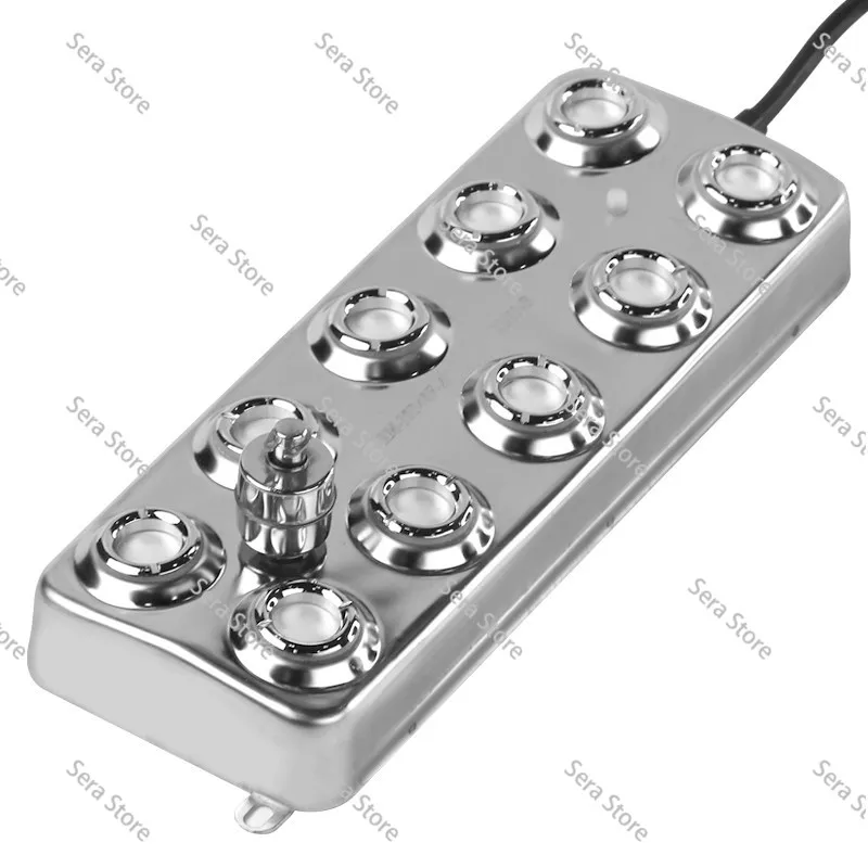 For Fountain Pond Atomizer Greenhouse Hydroponics 48V Industrial 10 Head Ultrasonic Mist Maker Fogger Air Humidifier