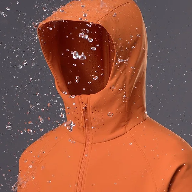 ex Outdoor Sports Travel Windproof Water-resistant Breathable Soft ell Jaet Men's Women's Couple Sle Coat