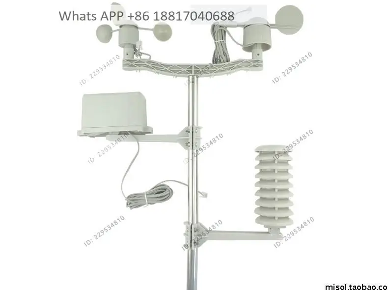 1PC, misol Accessories: anemometer, anemometer, temperature and humidity, rain gauge, outdoor parts