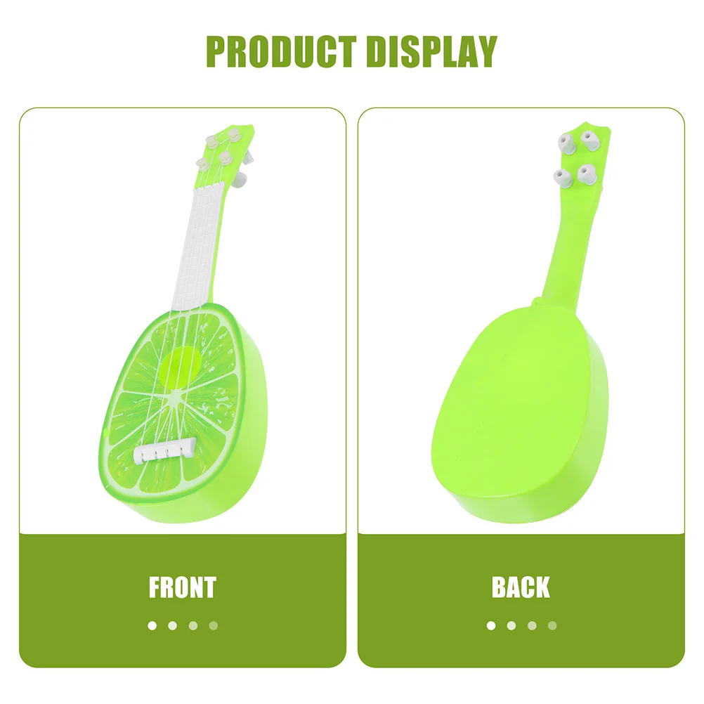 2 pçs música guitarra cordas instrumentos crianças instrumentos musicais de plástico presentes aprendizagem precoce brinquedos guitarra mini brinquedos musicais