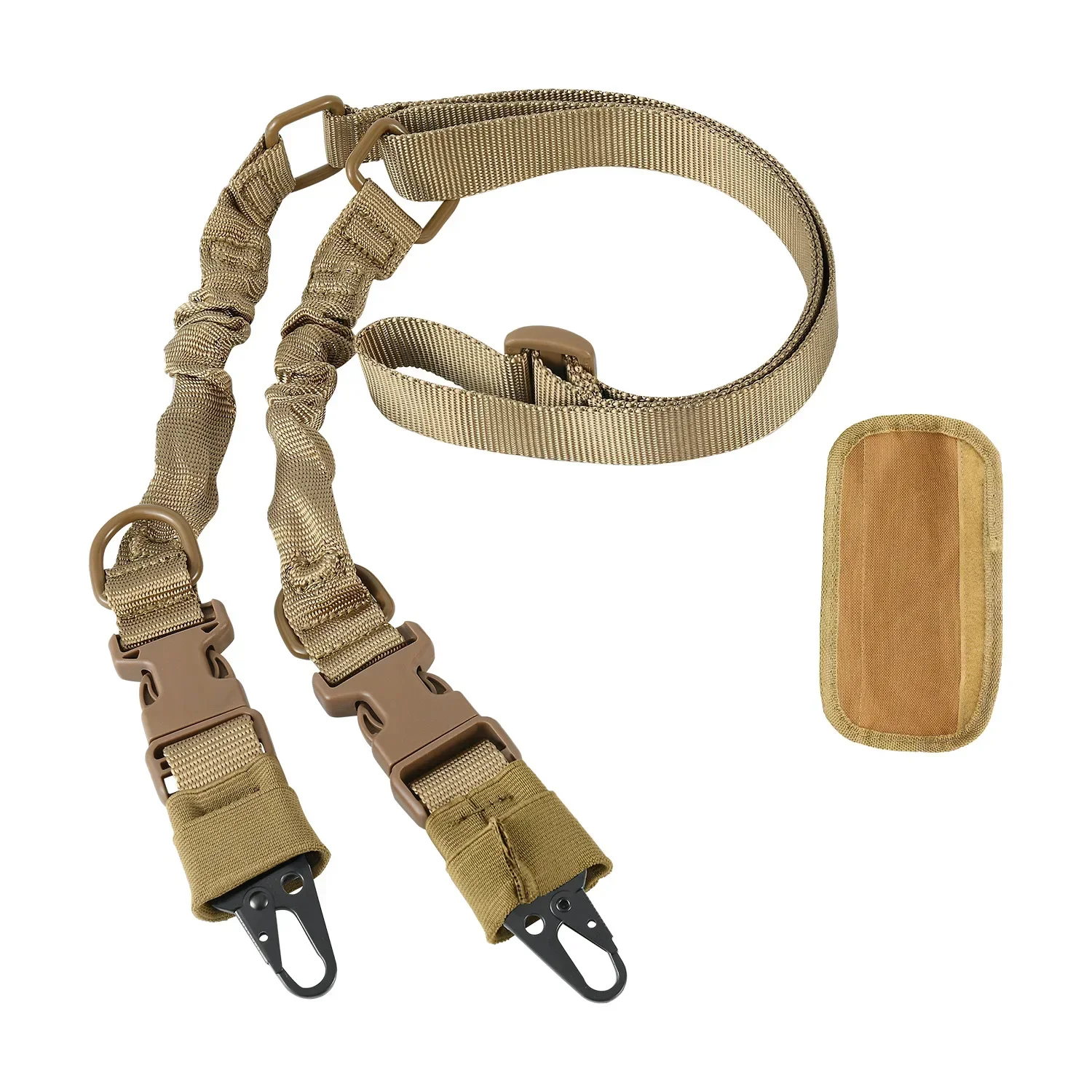 Eslinga para Rifle de 2 puntos, cuerda para pistola de juguete, correa de hombro ajustable, accesorios tácticos para exteriores, cinturón de flejado para pistola de juguete de dos puntos