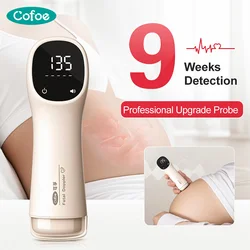 Cofoe Doppler Fetal Heart Rate Monitoring Home Pregnant Listen To Fetal Movement Ultrasound Stethoscope Fetal Heart Detection