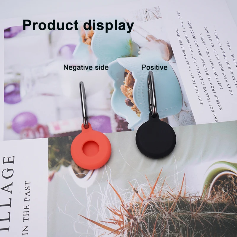 For AirTag Case Protecto With keychain Shockproof Anti Scratch Fall Protect Shell Cover For AirTag