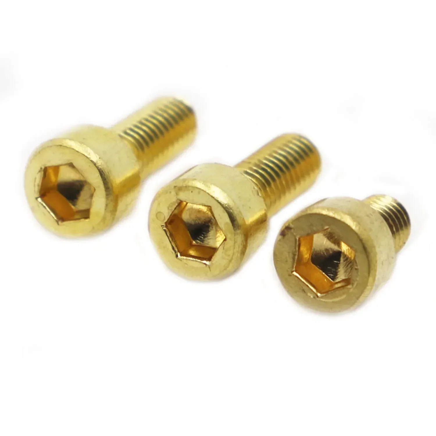 DIN912 M3 M4 M5 M6 M8 M10 Brass Hex Socket Cap Head Screw Allen Key Head Bolts