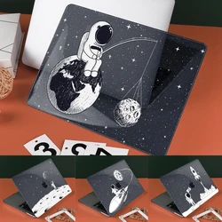 Astronauts&Moon pattern shine case for MacBook 2023 M3 M2 Air case 13.6 inch A2681 Pro case A2338 M2 M1 A2337 13.3 inch Pro14 16