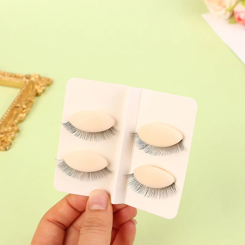 Training Mannequin Head False Eyelash Extension Practice Head Model Replacement Silicone Removable Eyelids Makeup Tools