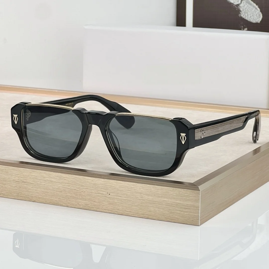 T-HE NETTUNO 54-18-145 Top Quality Mens Sunglasses for Women Classic Punk Luxury Acetate UV400 Designer Sunglasses with box