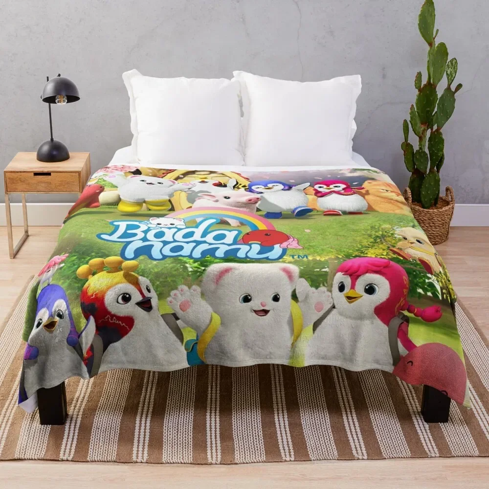 

Sixba character Cartoon Logo Throw Blanket manga Soft Beds For Decorative Sofa anime Soft Blankets