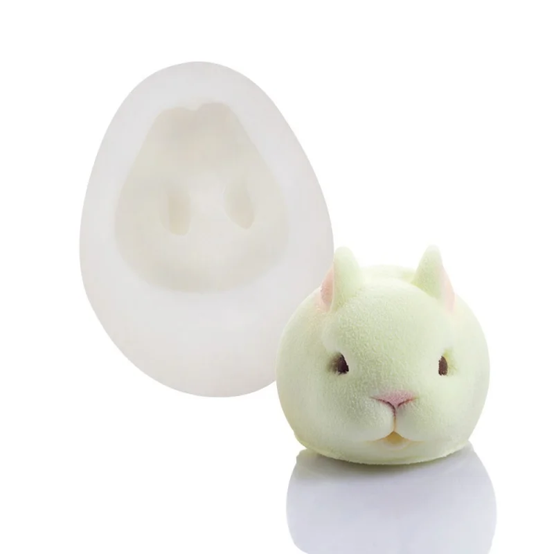 Stereo Rabbit Mousse MoldDIYBaking Silicone Mold Fondant Cake Decoration Mold West Point Moldcake mold