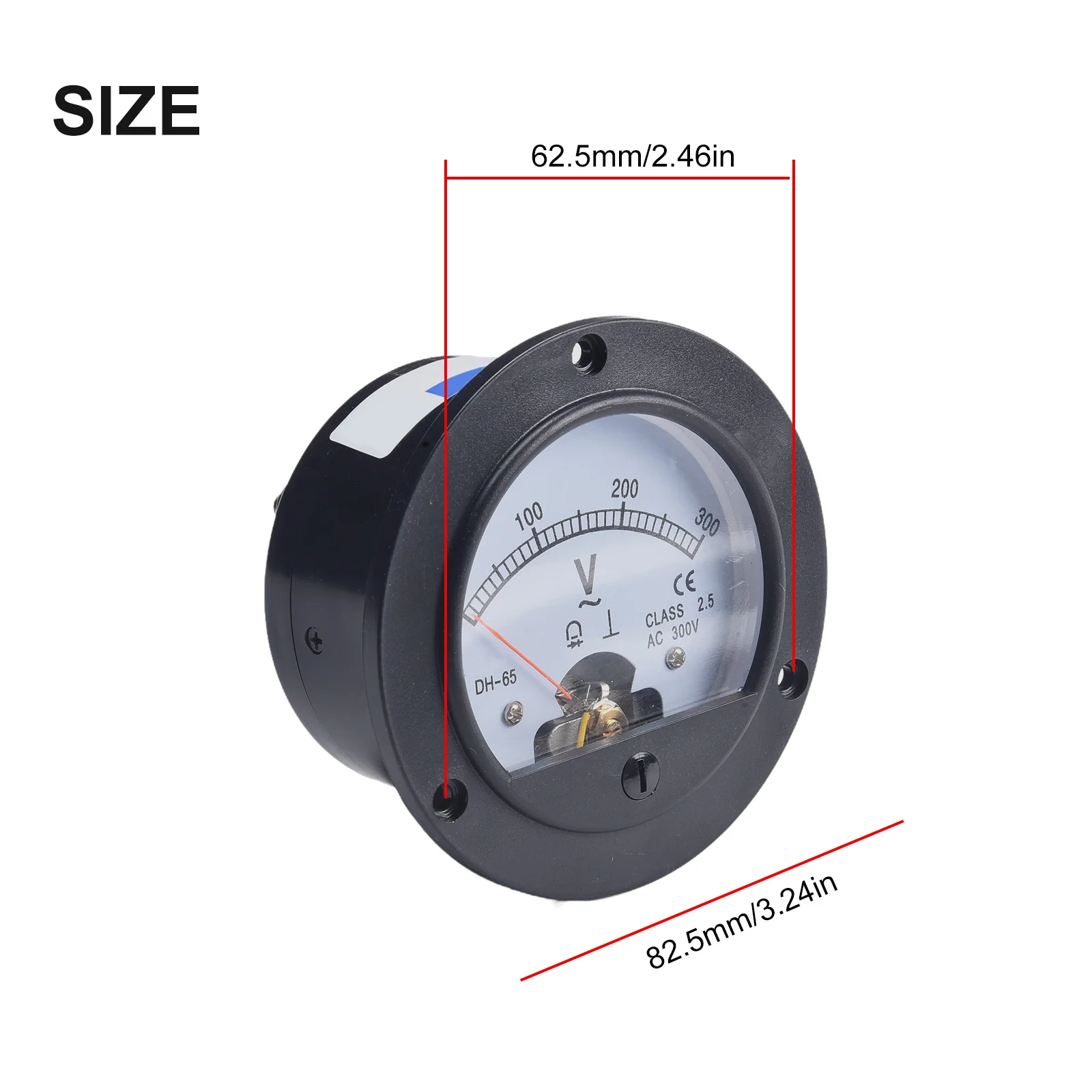 AC Ammeter Pointer Type Analog Ammeter Pointer Type Voltage Meter Ambient Temperature Responsive And Accurate Indication