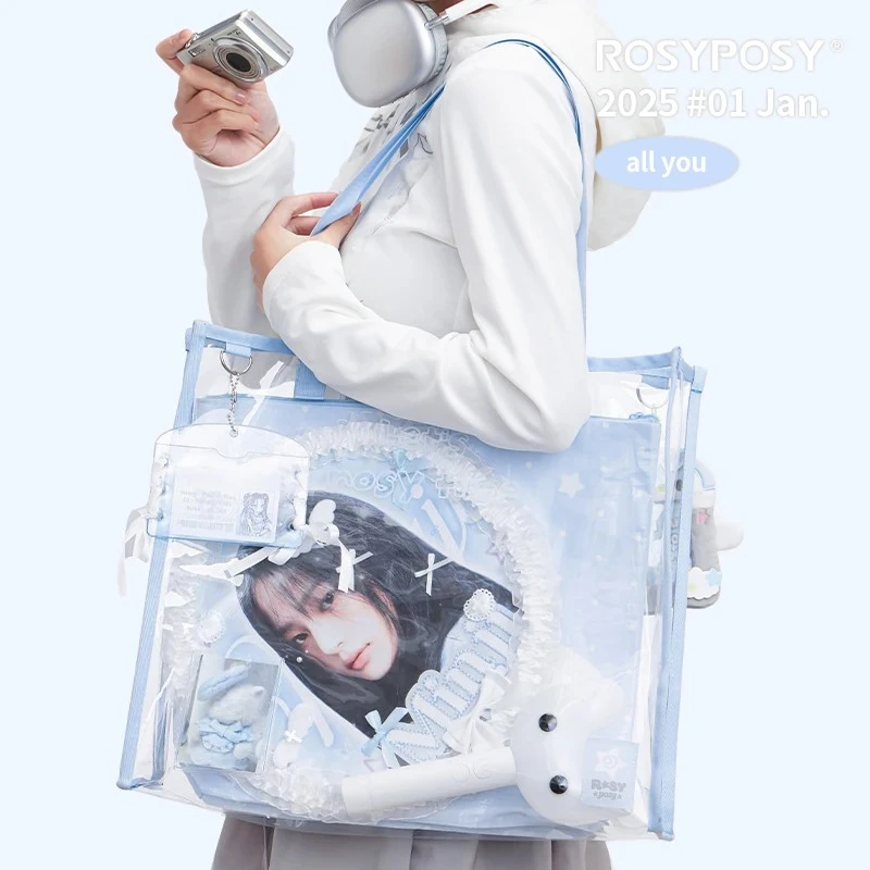 Large-capacity Two-dimensional Comic Show Light Sign Concert Materials Star Chasing Shoulder Bag for Women