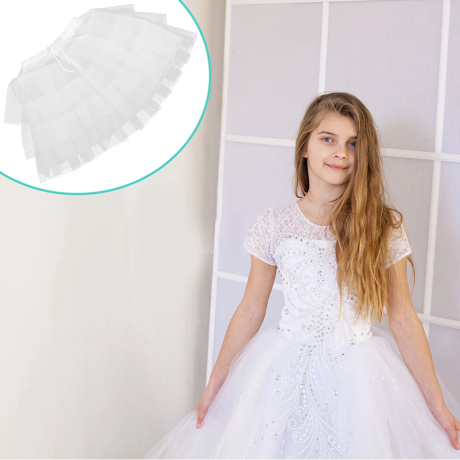 

Petticoat Underskirt for Girls Women Wedding Dinner Cosplay Comfortable Durable Fine Workmanship Wedding Dress