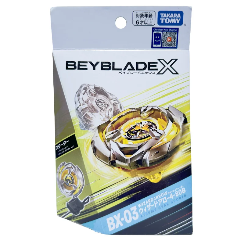 

TAKARA TOMY BEYBLADE X BX-03 STARTER WIZARD ARROW 4-80B XTREME GEAR SPORTS