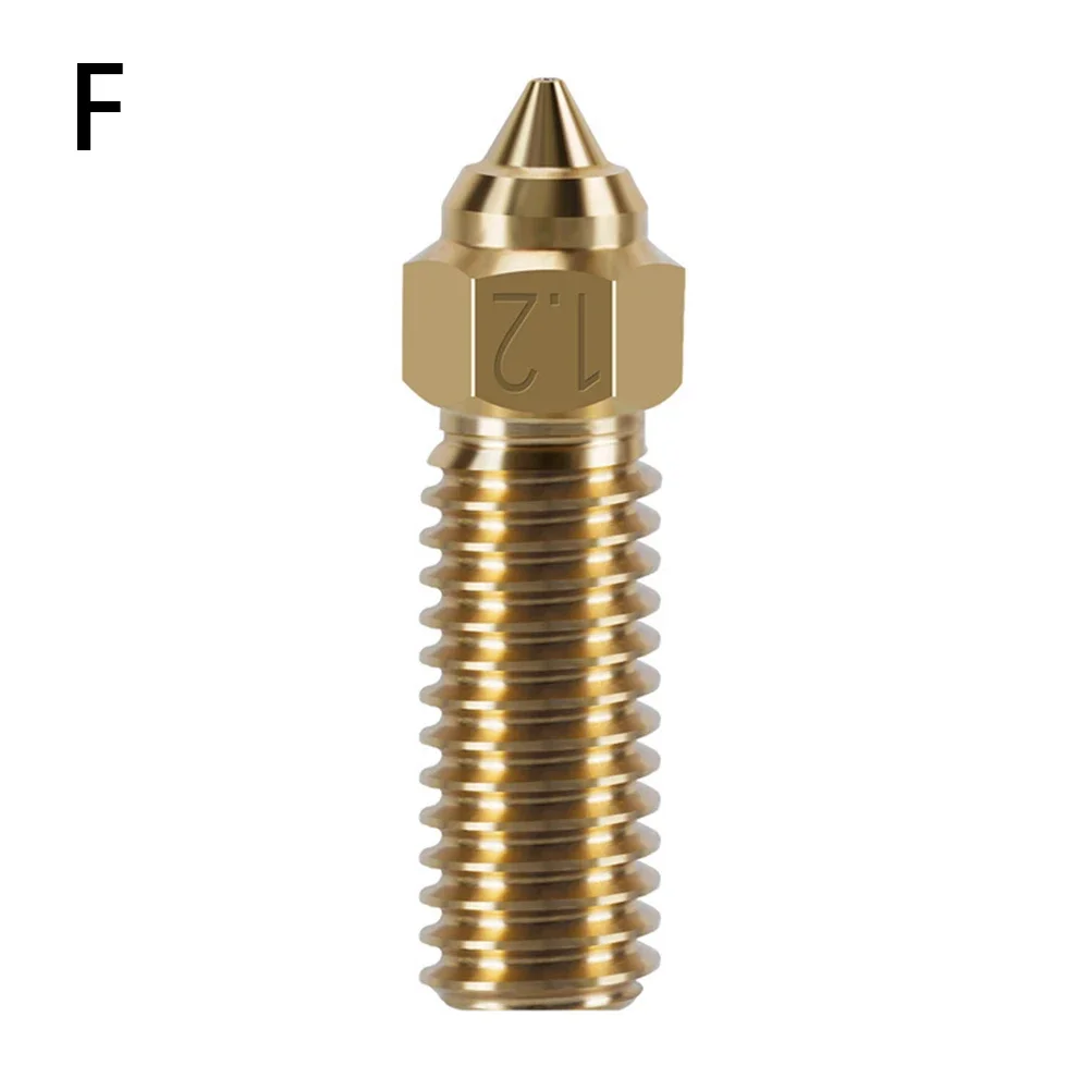 1pc Per Creality Per 3 Per K1 Per K1 Max Ugello 0.2/0.4/ 0.6 /0.8/1.0mm Ugelli In Ottone Attrezzature Elettriche Ugello Della Stampante