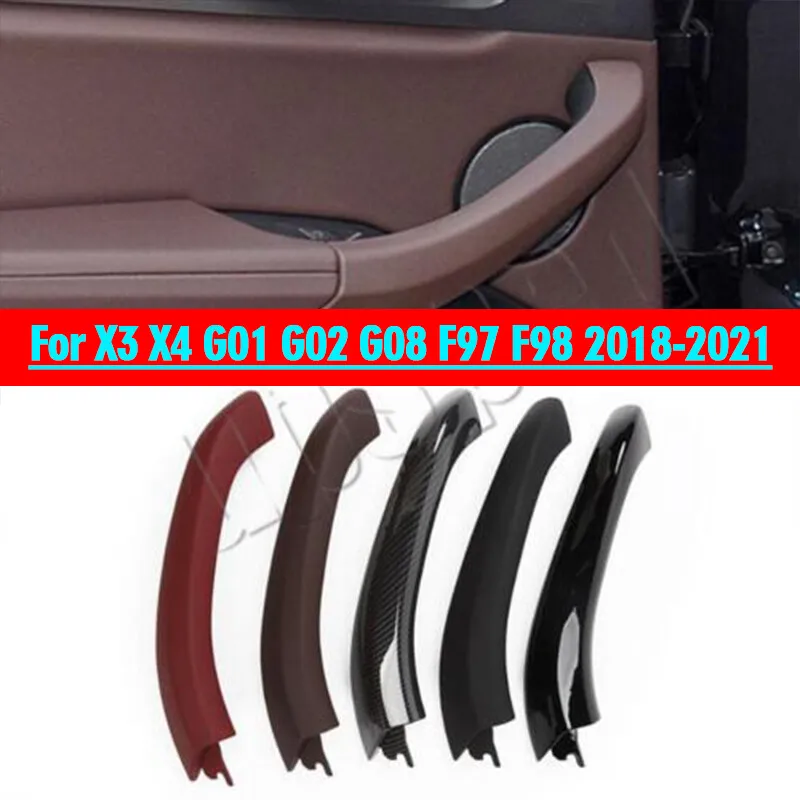 

Door Inside Pull Handle Outer Cover Trim For X3 X4 G01 G02 G08 F97 F98 2018-2021