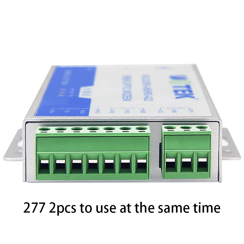 2pcs RS-232 RS-485 RS-422 ไฟเบอร์ออปติก Transceiver Modem Converter SC ST FC RS232 RS485 RS422 to De Fibra Optica UT-277