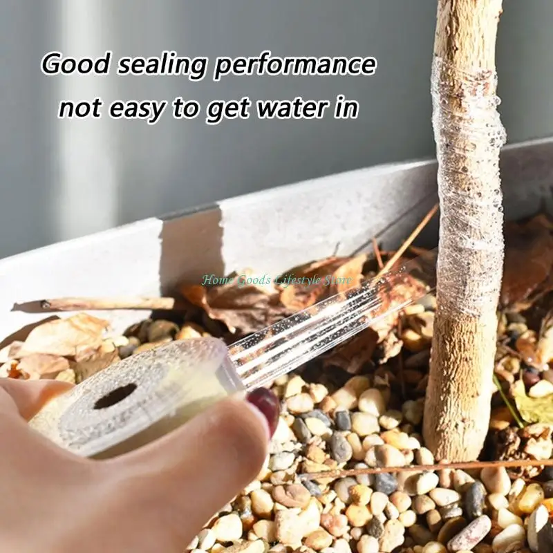 E74E 5 Rolls Flexible Water Resistant Binding Tape for Orchard and Garden Use