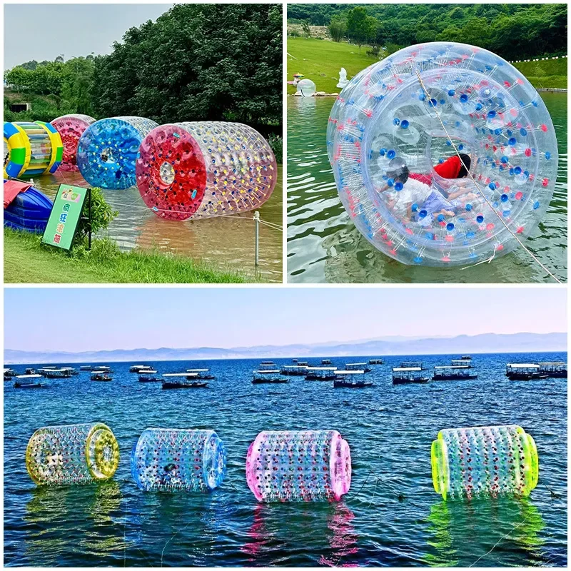 Giant Inflatable Bumper Ball PVC Water Walking Sphere for Kids Adults Outdoor Snow Yo Wave Game Luminous Collision Toy Large