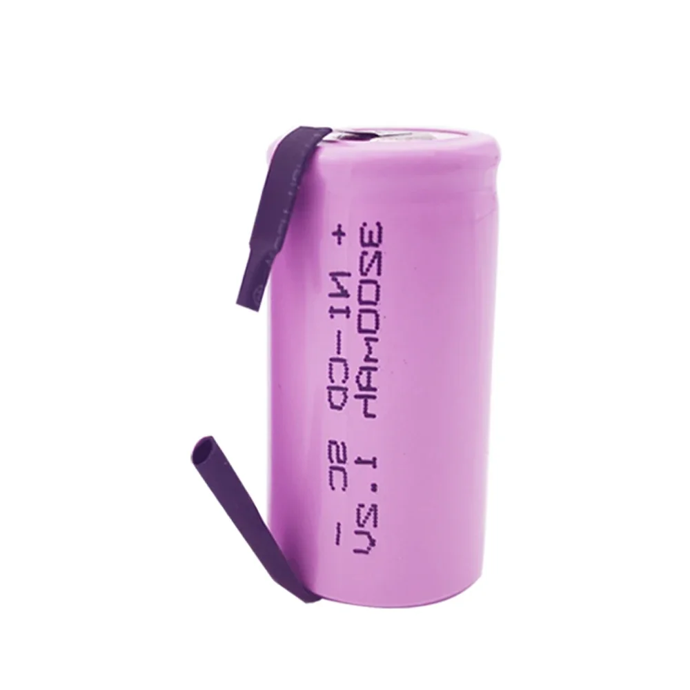 12/18/25pcs SC Subc Nicd Batteries 1.2v 3200mAh Pile Rechargeable  Sub C Cell with Welding Tabs for Electric Drill Screwdriver
