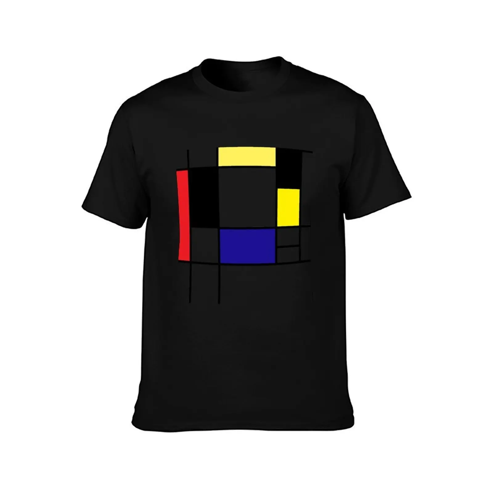 Mondrian Art, Minimalist, red white blue yellow black T-Shirt Lightweight Running T-Shirt
