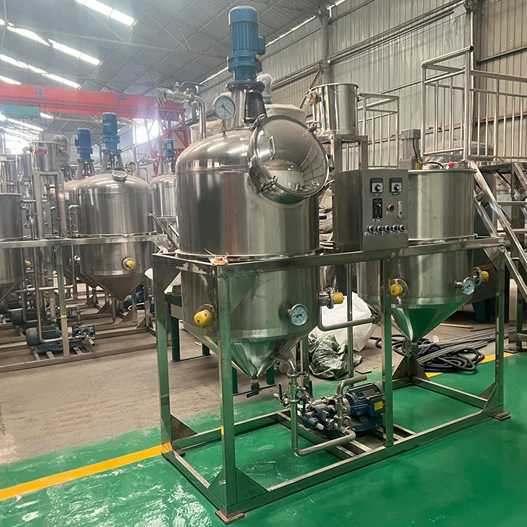 Large Capacity Small Palm Oil Refinery Machine Vegetable Oil Refinery Machine Soyabean Oil Refinery Machine