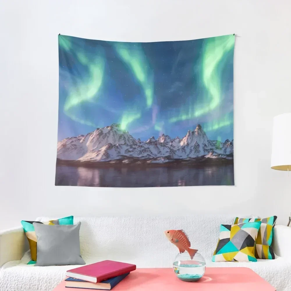 

Aurora Borealis Tapestry Bedroom Decorations Japanese Room Decor Wall Decoration Tapestry