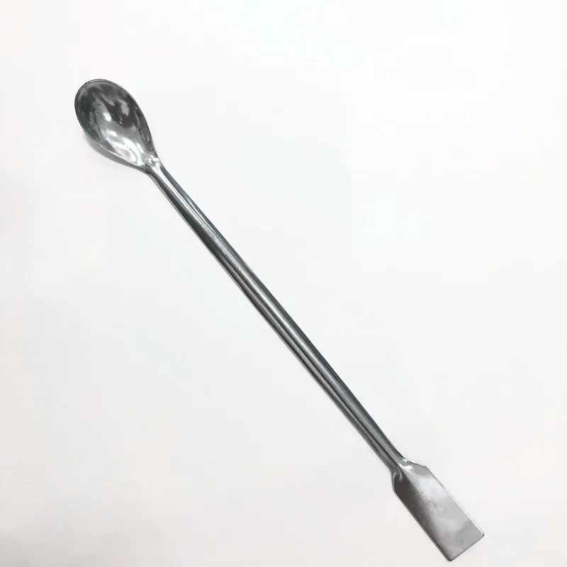 50pcs Stainless Steel Mixing Spoon Long Handle Craft Spoons For Taking Out Glitter Embossing Powders Sequins To DIY Cards